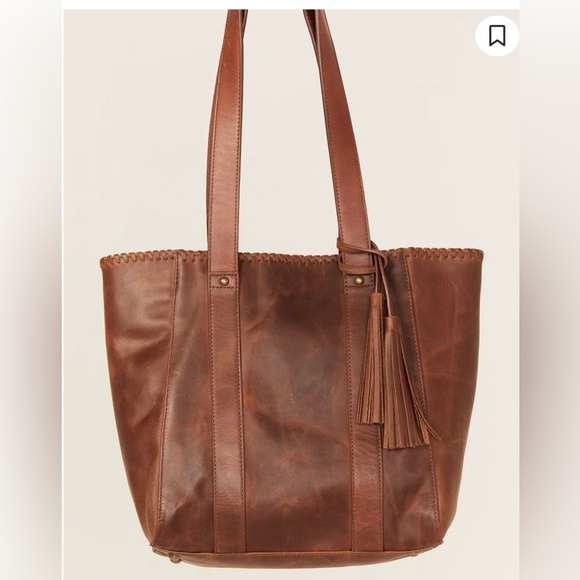 Cleo + Wolf Women's Leather Tote - Picture 2 of 10